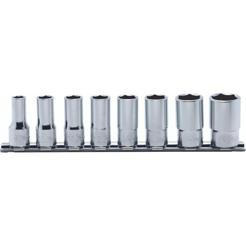 Ko-ken RS3300X/8 3/8"Sq. Dr. 6 Point Socket set 8mm-19mm 200 mm 8 Pcs