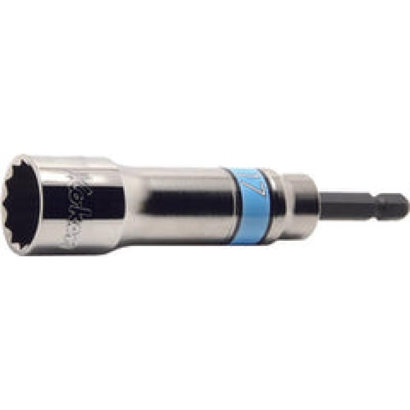 Ko-Ken BD014SE-13 1/4 Hex Dr. Long Socket 13mm 12 point Length 77mm