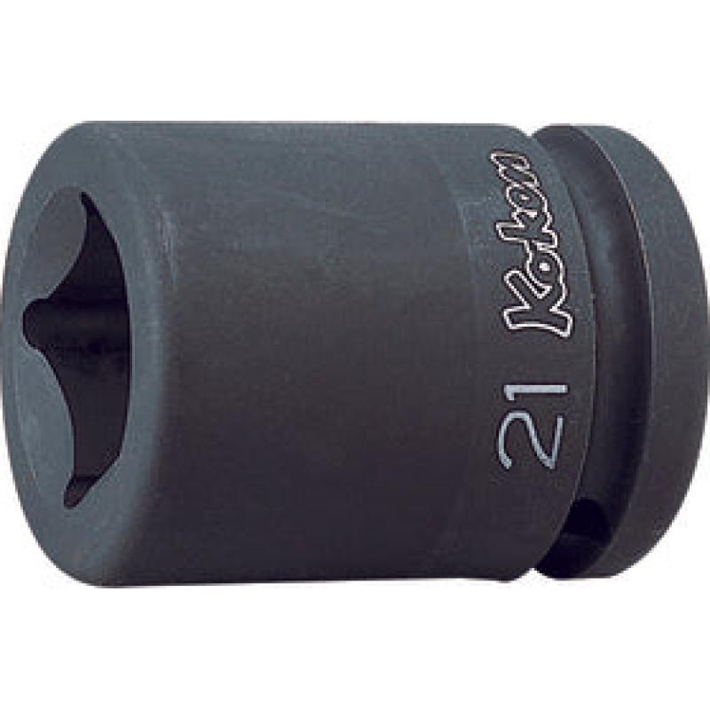 Ko-Ken PW6P-41X19 3/4 Sq. Dr. Rear Wheel Nut Socket 41 x 19mm Hex x Square Length 80mm Color coded