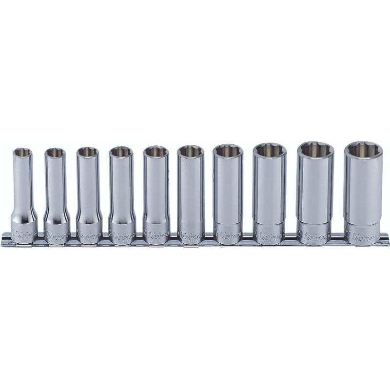 Ko-ken RS4310M/10 1/2"Sq. Dr. Surface Socket Set 10 Pcs 10-22 mm