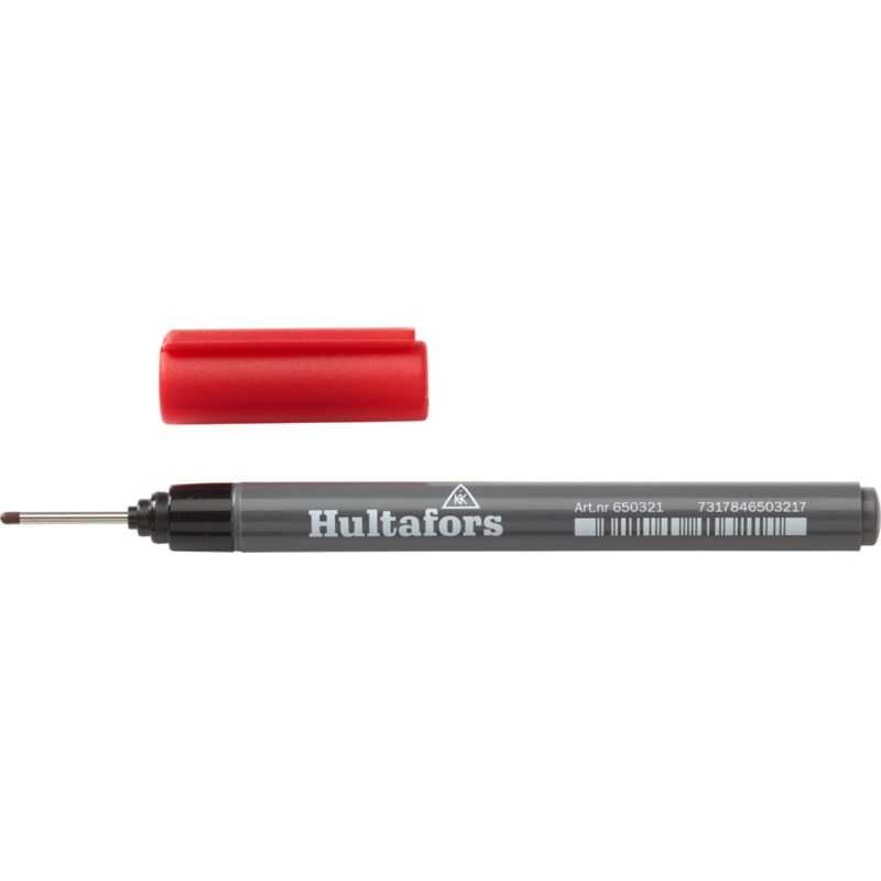 Hultafors 650320 HIDHM R Ink Deep-Hole Marker, Red