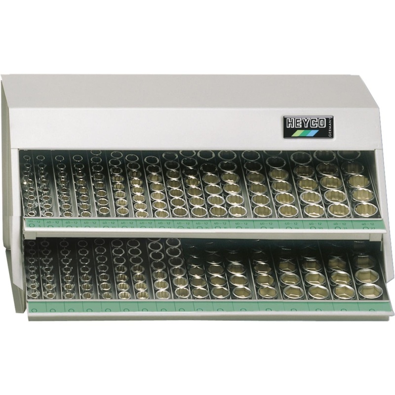 Heyco 00040850083 Dispensers containing Sockets and Screwdriver Sockets, 40-85-M, 314 Pc.
