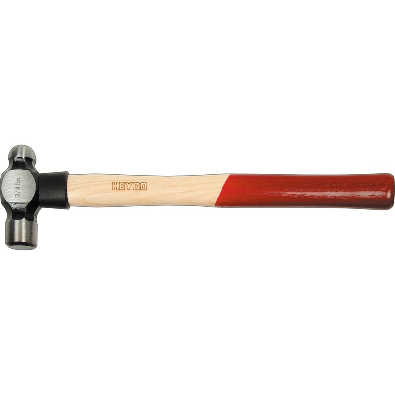 Heyco 01522075011 Engineers Ball Pein Hammers With Ash Handle 330 mm, 3/4 lbs