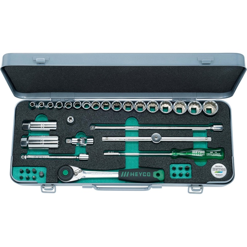 Heyco 00045001083 Socket Set, 3/8 Inch, 39 Pcs
