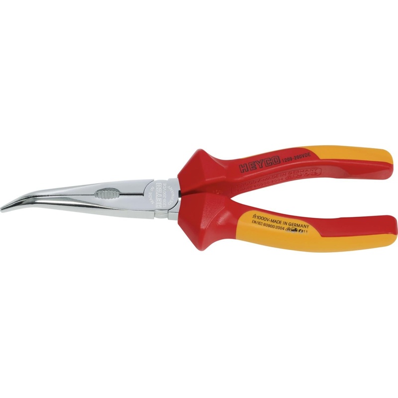 Heyco 01209020088 VDE needle-nose pliers, angled at 45 1209  200MM CPV