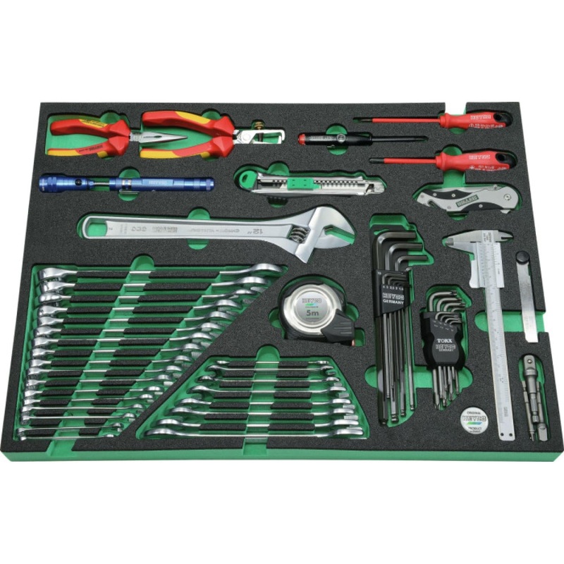 Heyco 01128812100 Module 1, 55 Pieces of Set, Dimensions 565 x 415 x 5 mm