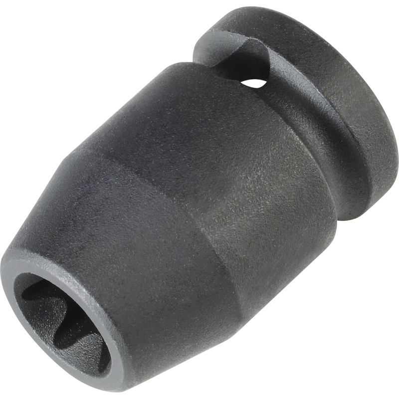Heyco 06300202036 IMPACT-Sockets for TORX-head screws, 1/2