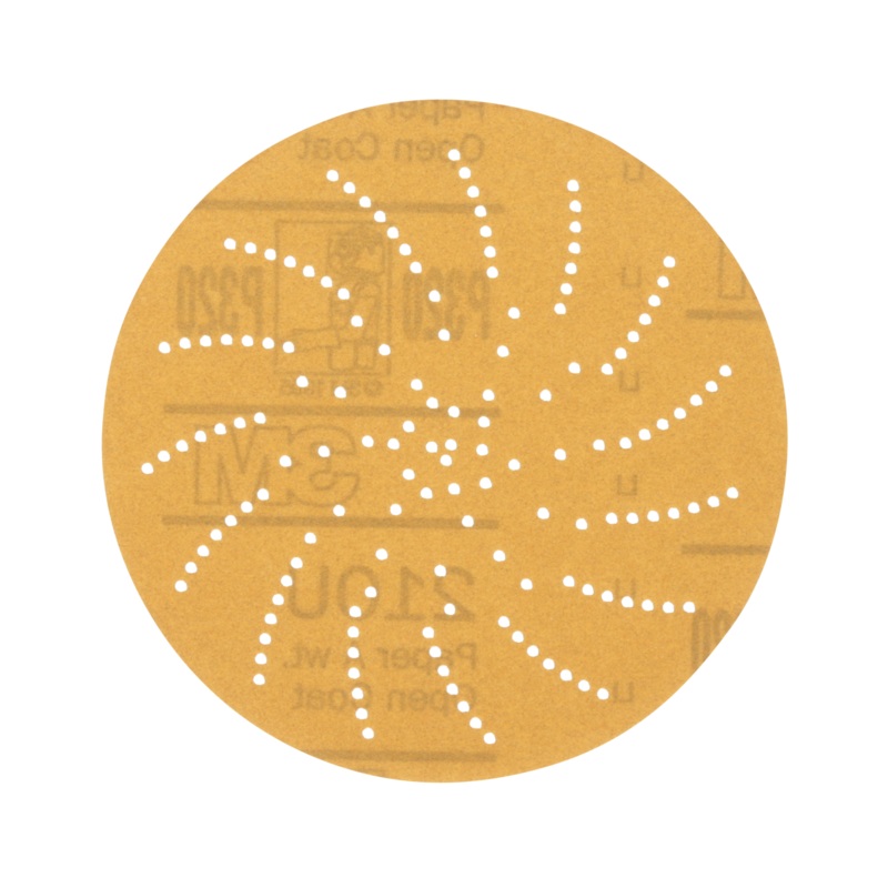 3M Hookit Paper Disc 210U, P400 A-weight, 5 in, Die 500LG, CleanSanding