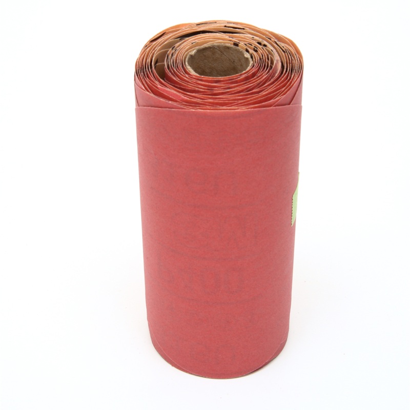 3M Red Abrasive Stikit Disc, 01108, 6 in, P400 grade, 100 discs perroll