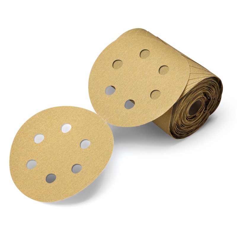 3M Stikit Paper Disc Roll 236U, 6 in x NH 6 Hole, P240 C-weight, D/F,Die 600FH