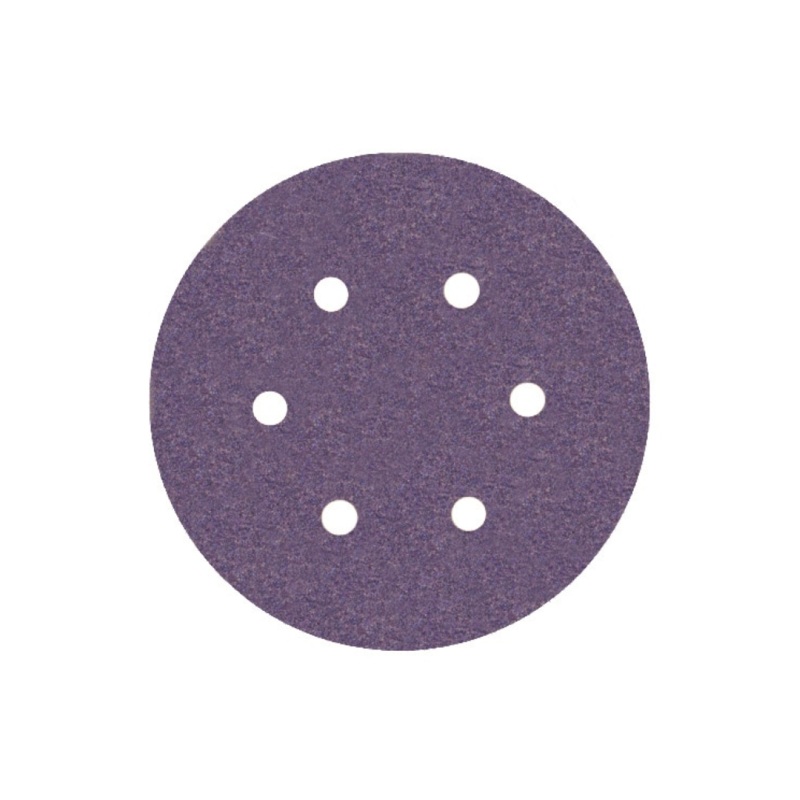3M Cubitron II Hookit Paper Disc 732U, 80+ C-weight, 6 in x NH, D/F6HL