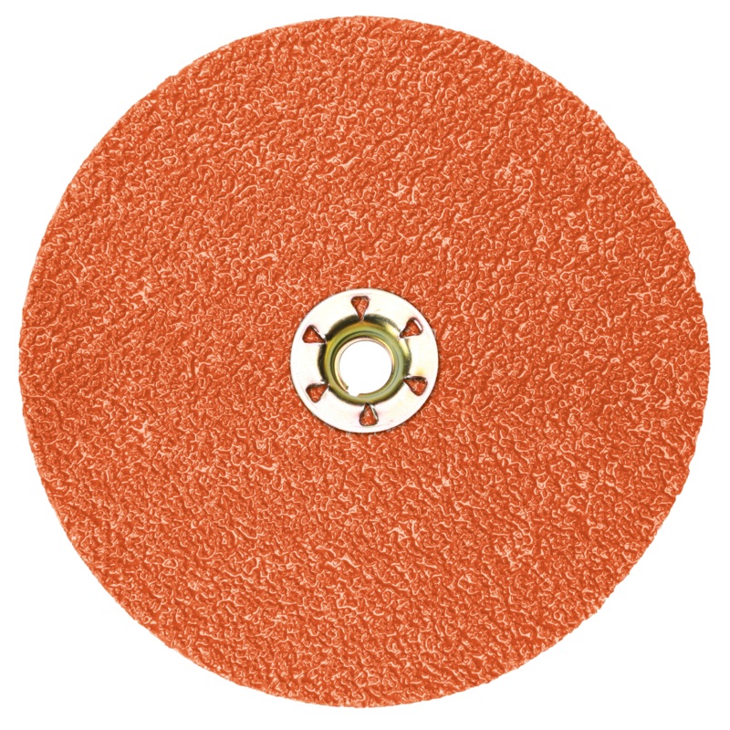 3M Cubitron II Fibre Disc 987C, TN Quick Change, 4-1/2 in, 80+,25/Bag