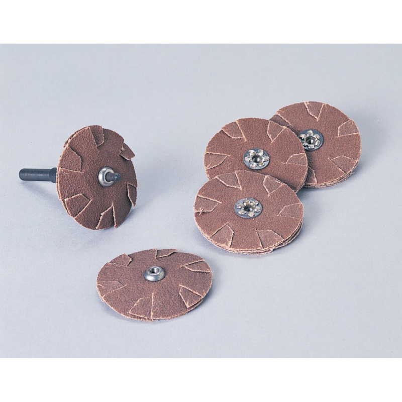 Standard Abrasives S/C Slotted Cloth Disc 704586, 1 in x NH, 120,100/Carton