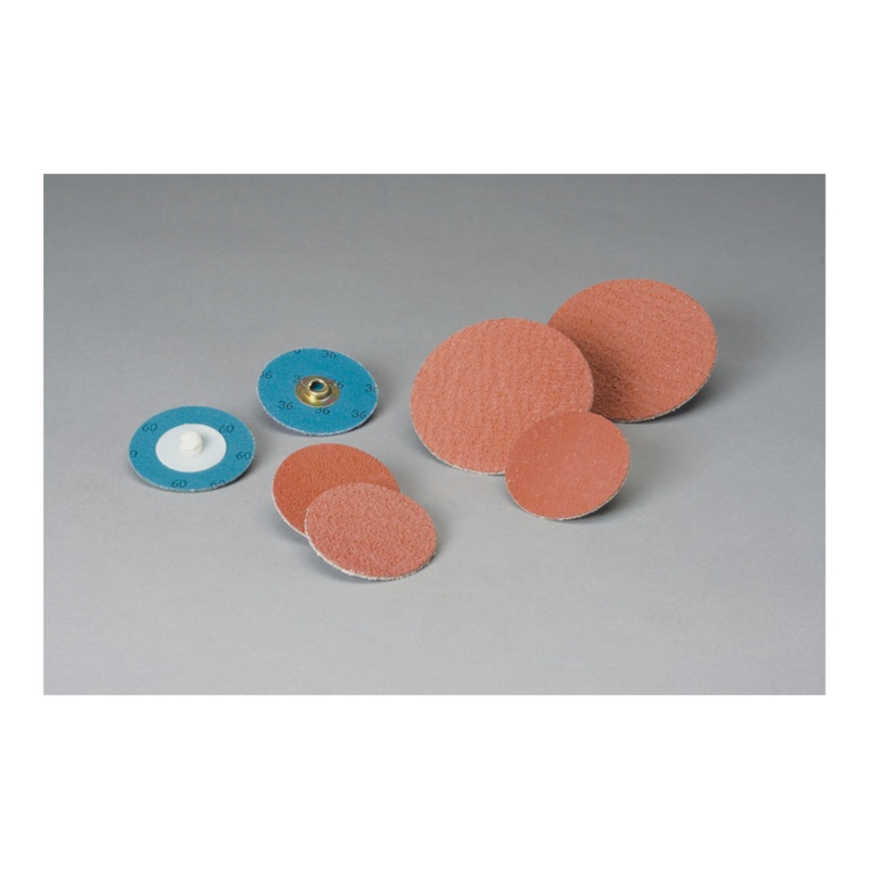 Standard Abrasives Quick Change Ceramic Pro 2 Ply Disc, 527316, 80,TSM, Red