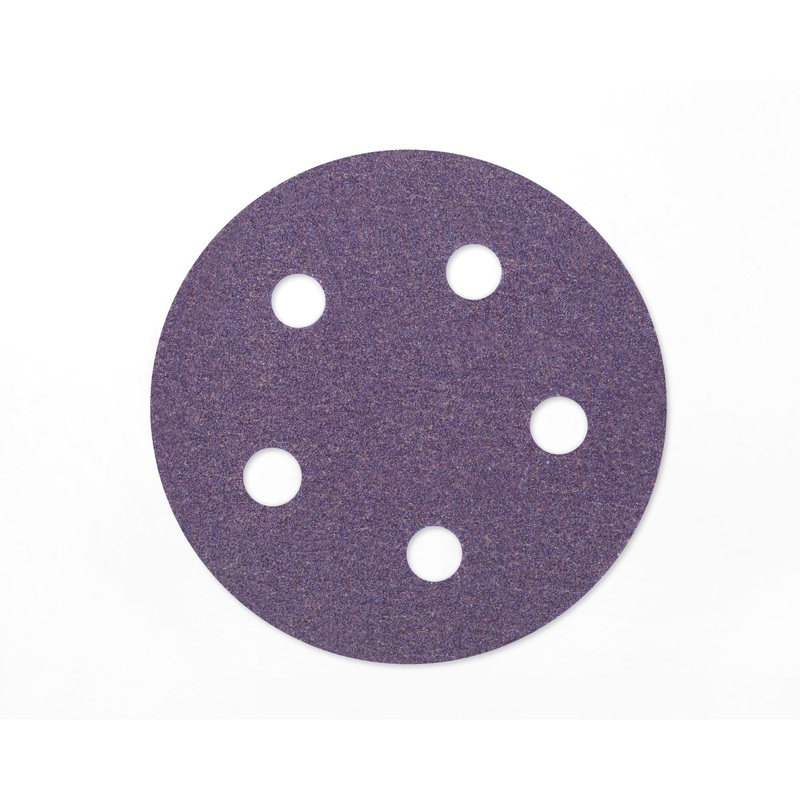 3M Cubitron II Hookit Film Disc 775L, 320+, 5 in x NH, D/F 5HL, Die500FH
