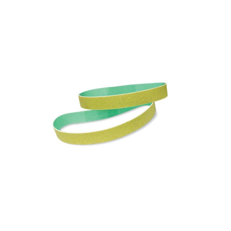 3M Diamond Microfinishing Film Belt 675L, 125 Mic 6MIL, Orange, 3/8 inx 120 in
