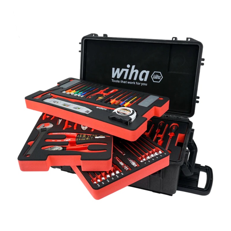 Wiha Tools 92100 Premium Mobile Tool Kit, 194 Pc.
