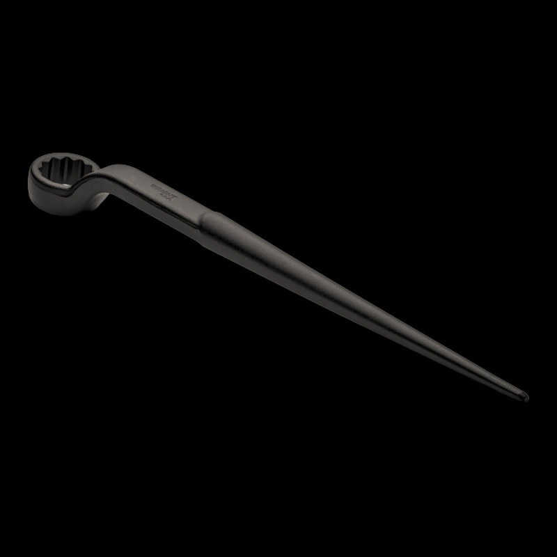 Wright Tool 1766 Structural Spud Wrench 12 Point Box End w/Offset Head Black Industrial - 1-1/8"