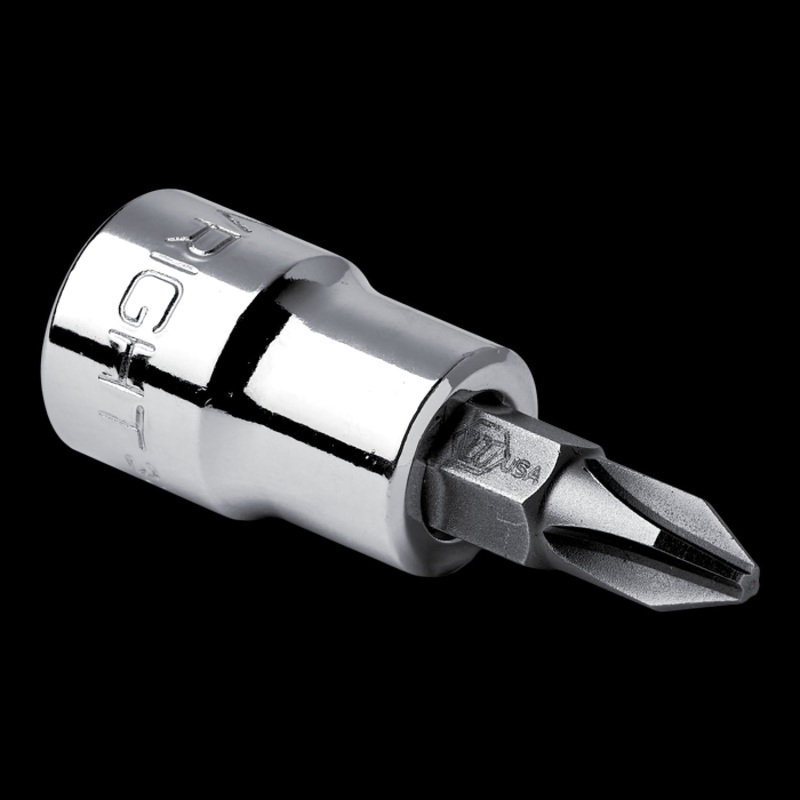 Wright Tool 2266  1/4" Drive Screwdriver Bit Socket w/Standard Phillips Bit - #2