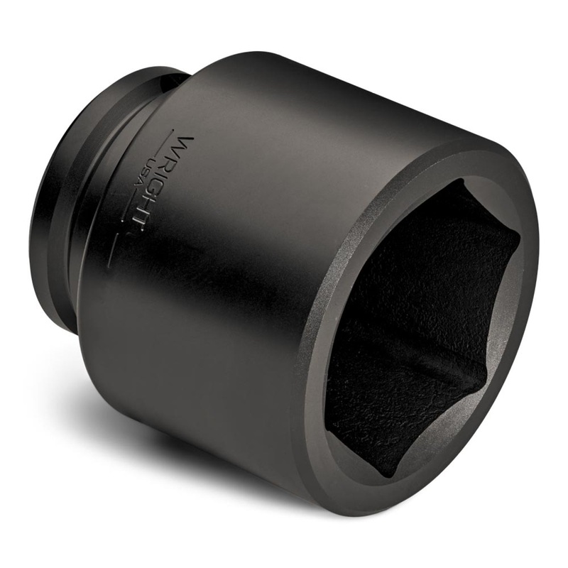 Wright Tool 85855 2-1/2" Drive 6 Point Standard Impact Socket - 6-7/8"