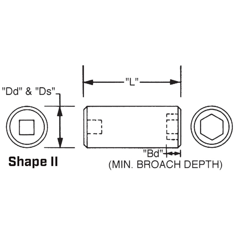 Wright Tool 86840 3-1/2" Drive 6 Point Standard Impact Socket - 5"