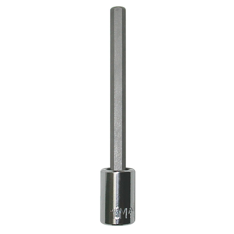 Wright Tool 42L12B  1/2" Drive Long Length Hex Bit Replacement - 3/8"