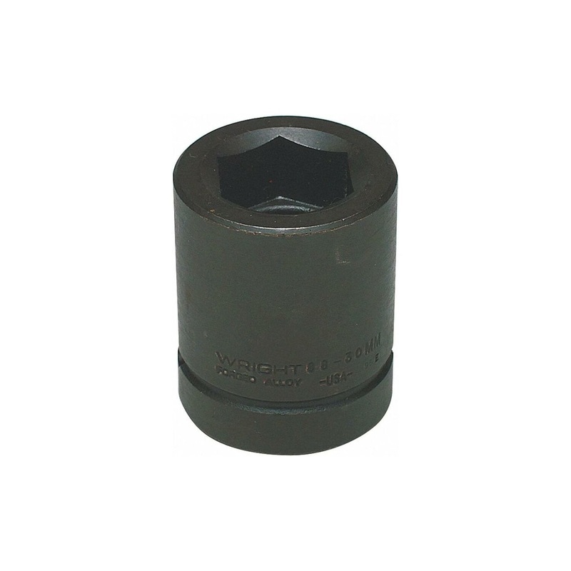 Wright Tool 88-37MM  1" Drive 6 Point Standard Metric Impact Socket - 37mm