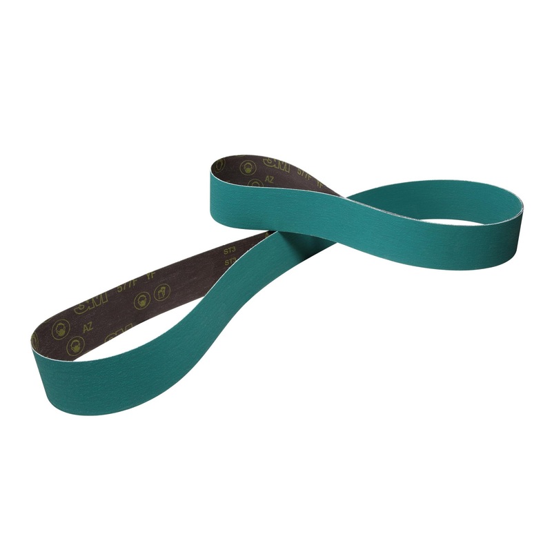3M Cloth Belt 577F, 120 YF-weight, 2-1/2 in x 60 in, Film-lok,Single-flex