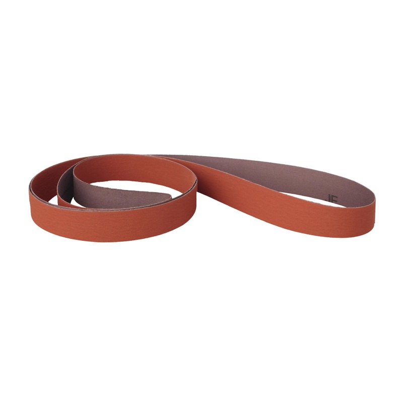 3M Cloth Belt 707E, P180 JE-weight, 3 in x 15-1/2 in, Fabri-lok,Single-flex