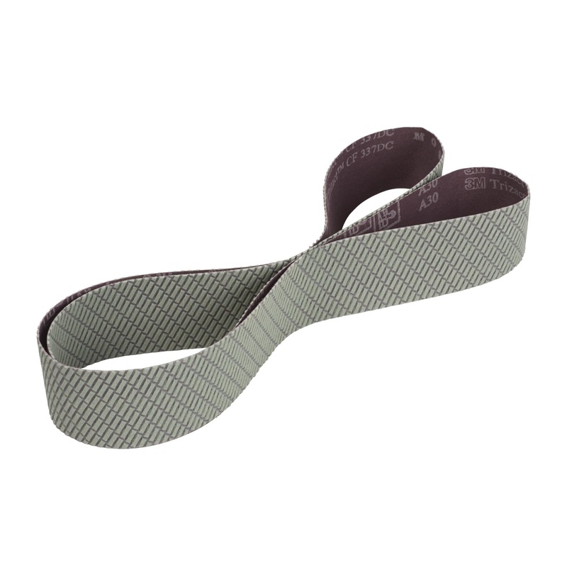 3M Trizact Cloth Belt 337DC, A45 X-weight, 2 in x 132 in, Film-lok, NoFlex