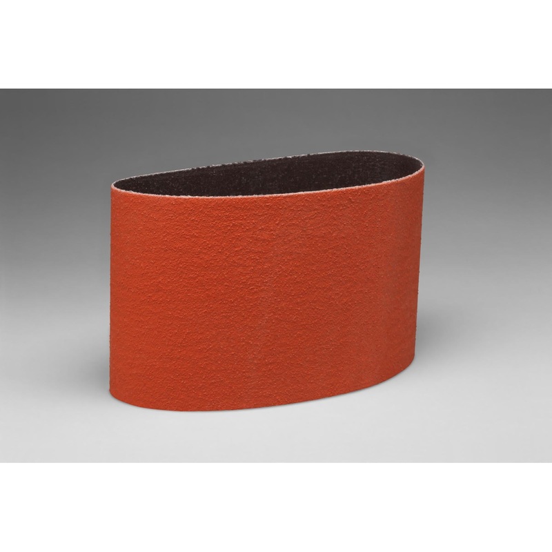 3M Cloth Belt 747D, P100 X-weight, 3-1/2 in x 15-1/2 in, Fabri-lok,Single-flex