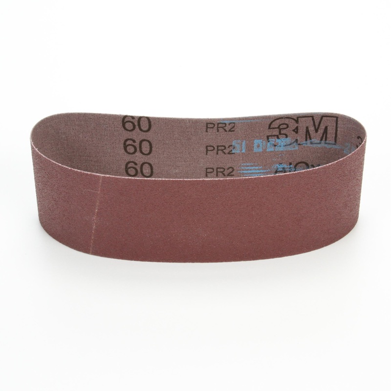 3M Cloth Belt 340D, 3 in x 21 in 60 X-weight, 10/Carton