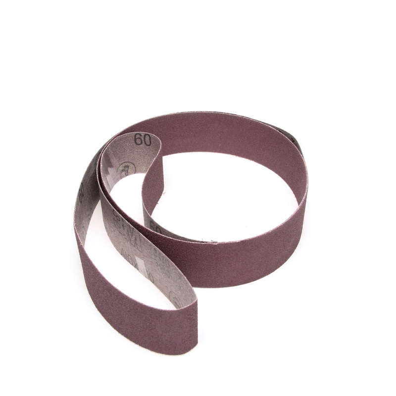 3M Cloth Belt 341D, 60 X-weight, 2 in x 72 in, Film-lok, Single-flex,25/Pac