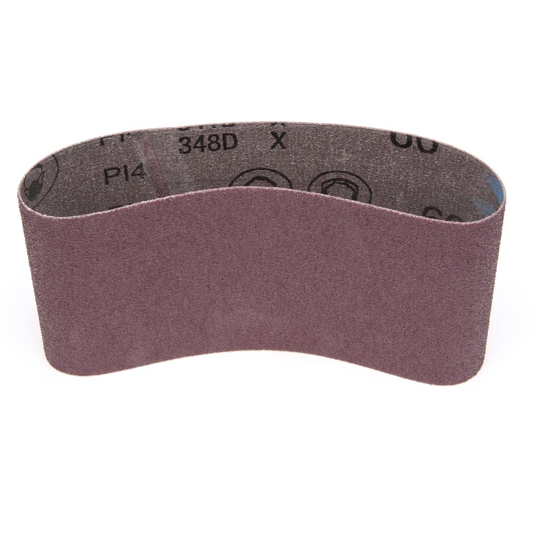 3M Cloth Belt 341D, 60 X-weight, 3-1/2 in x 15-1/2 in, Fabri-lok,Single-flex